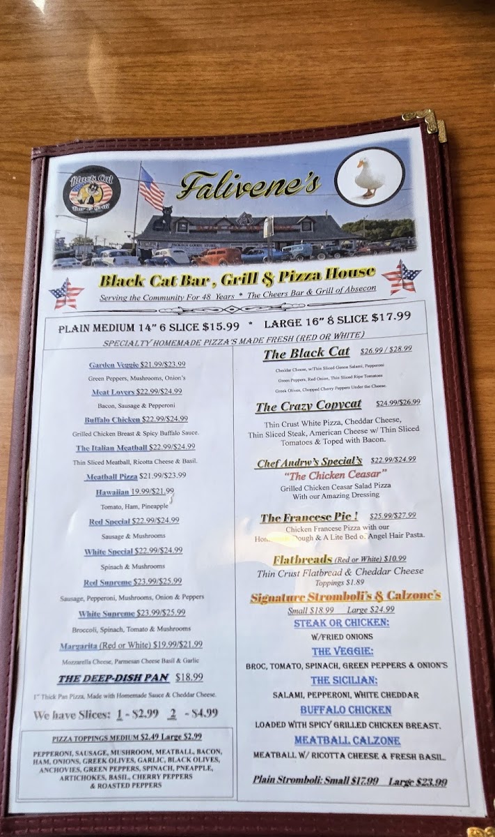 Black Cat Bar & Grill Menu - Image 4